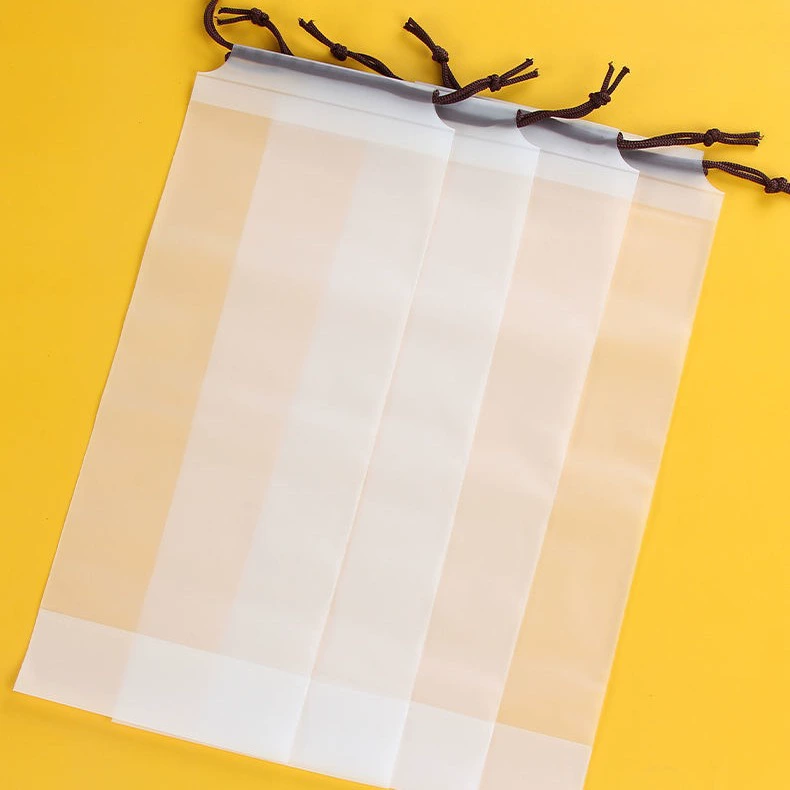 Umbrella, waterproof hermetic plastic storage bag on lanyard