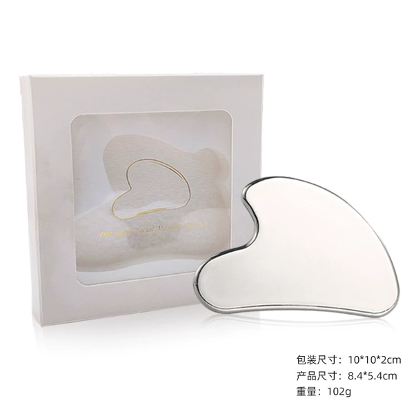 Heart-shaped stainless steel scraping board-carton packaging