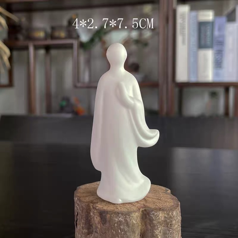 랜덤 리틀 스님 (화이트)