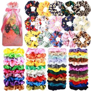 �S��ֱ����z�qɫ��ѩ����65���b�lȦ�羳���R�dscrunchies���cȦ