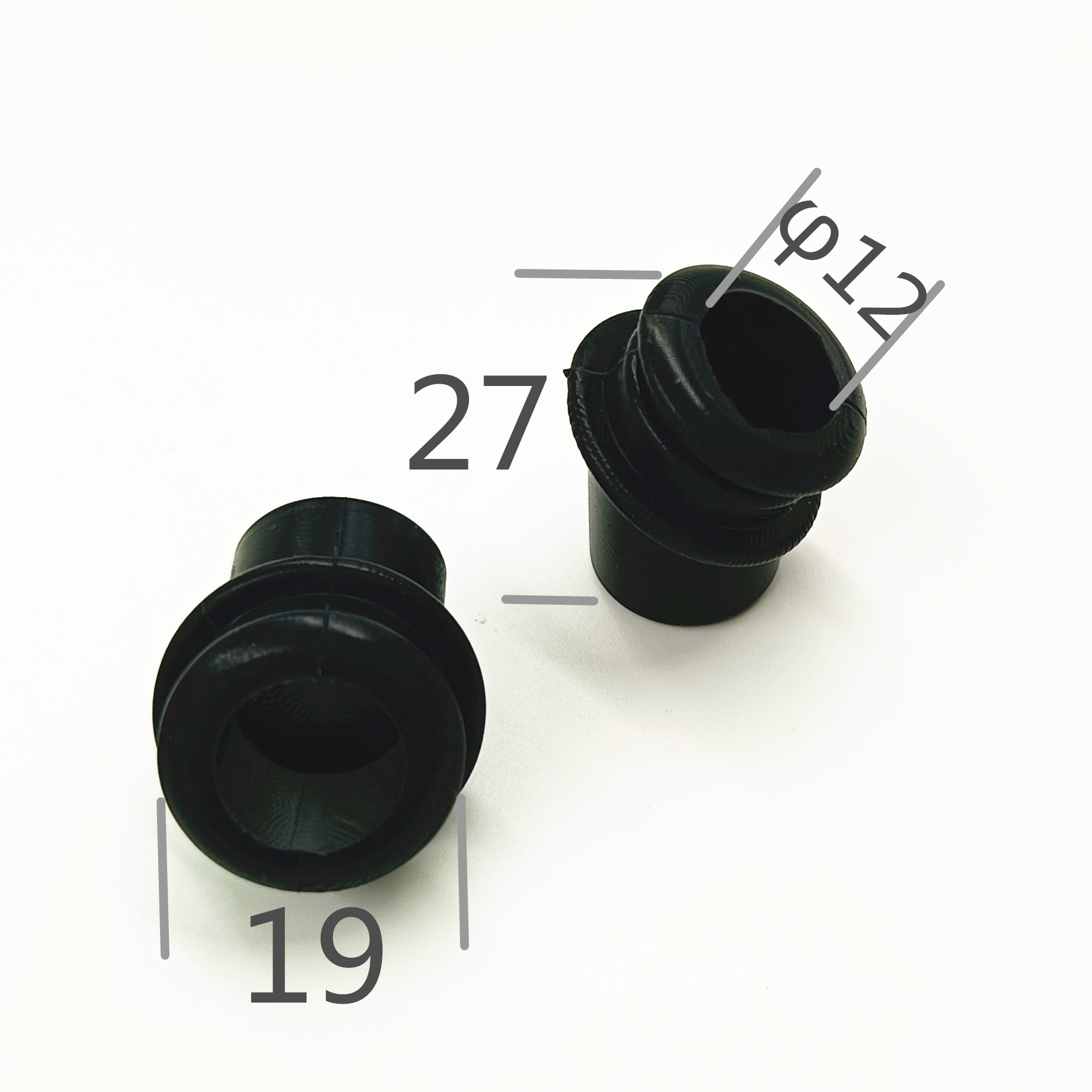 厂家直供φ12*27硅胶弯管  连接头弯管 黑色硅胶连接管 L型橡胶弯