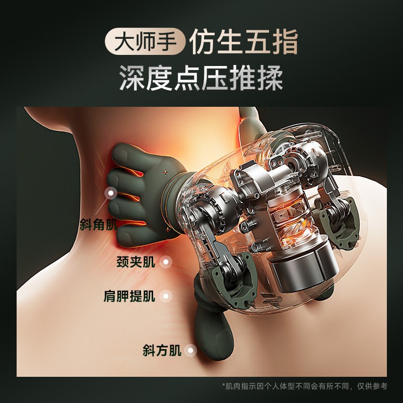 正品授权象术N7大师手肩颈按摩仪颈椎按摩器斜方肌脖子颈部按摩仪|undefined
