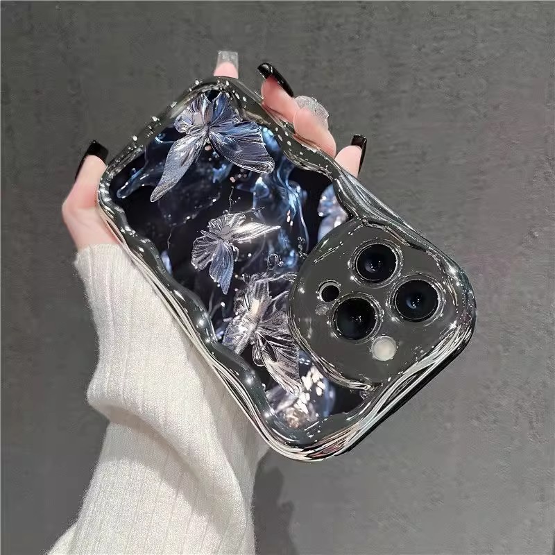 ins梦幻蝴蝶适用苹果16手机壳新款iphone15promax卡通13个性17AIR|undefined