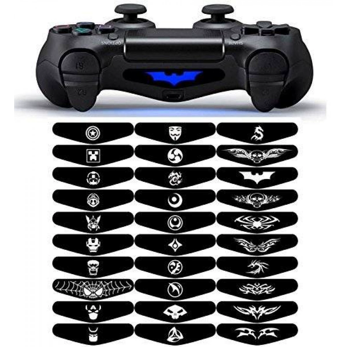 For PS4 handle light sticker for PS4 Light Bar Sticker spotlight 30 sheets
