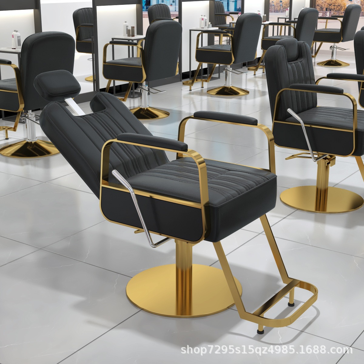 Fábrica directa silla de peluquería silla de peluquería salón de peluquería silla de corte de pelo red tienda de marea roja caída