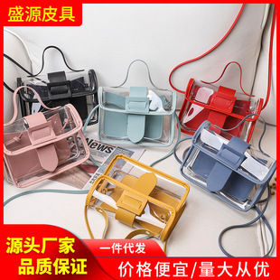 Summer one-shoulder bag PVC, 2023, Korean style, (Physicals)