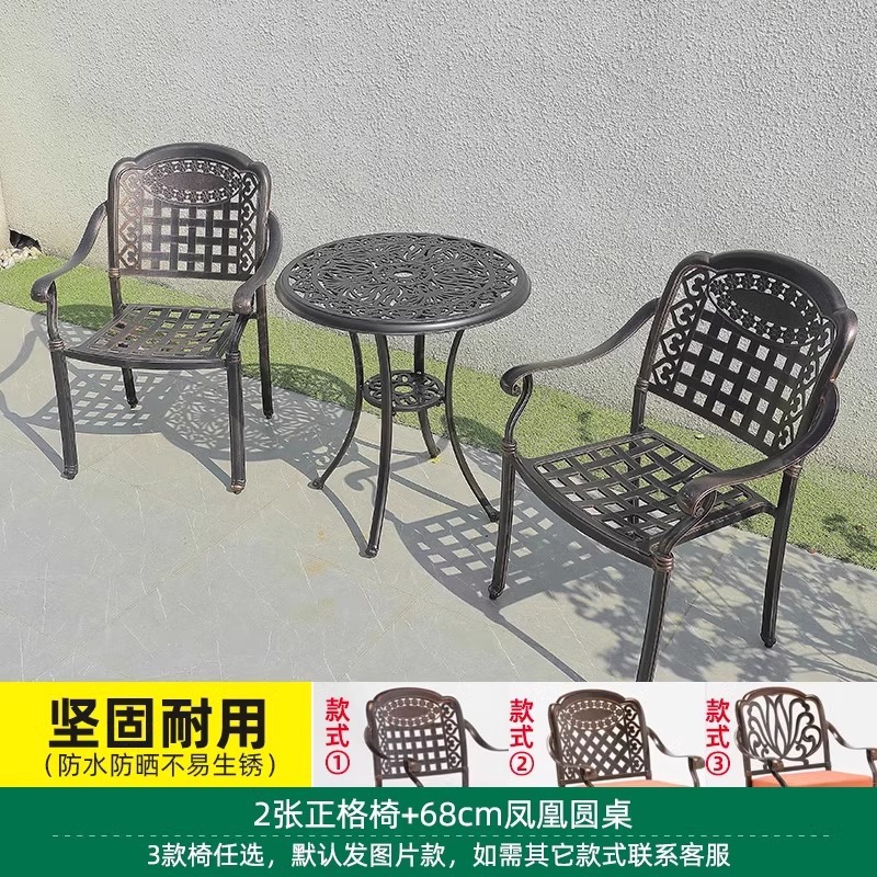 Oferta especial 2 sillas 68cm Phoenix mesa redonda