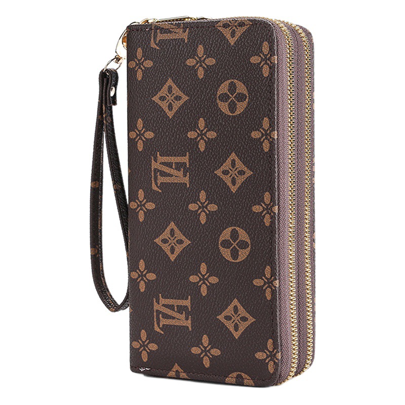 Women's Wallet 2026 New Long Style Wallet for Girls, Fashionable Double-Layer Zipper Large Capacity Wallet for Women