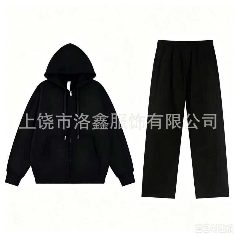 Ss Autumn and Winter American-Style Sports Hooded Sweatshirt with Headband L0G0 Logo Loose-Fitting Unisex Sweatshirt Set Ss Autumn and Winter American-Style Sports Hooded Sweatshirt with Headband L0G0 Logo Loose-Fitting Unisex Sweatshirt Set