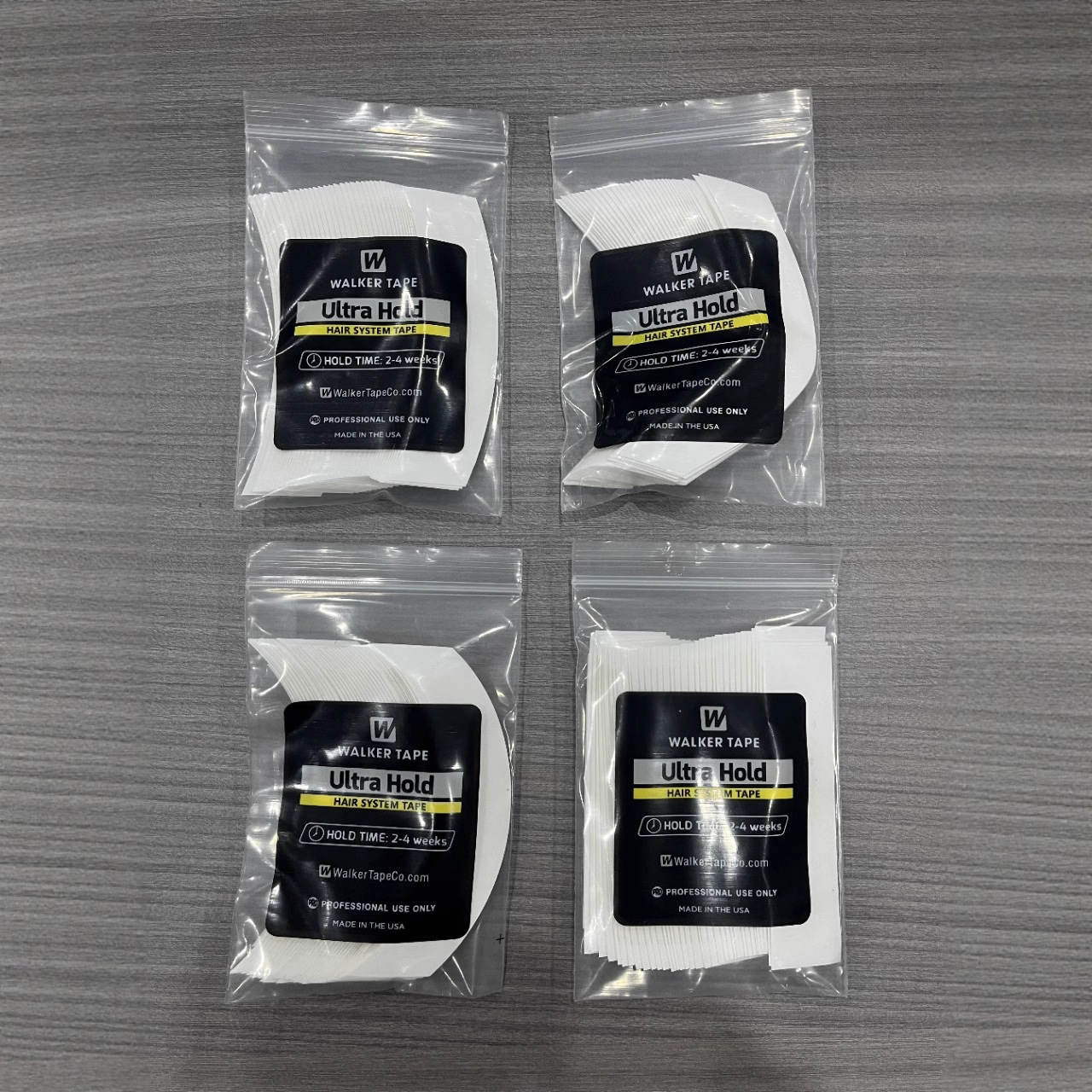 Cinta adhesiva para pelucas de extensiones de cabello sin costuras, paquete de 36 piezas, resistente al sudor, cinta biodegradable de doble cara para el cuidado del cabello rizado.