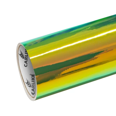 Body Decoration Modification Film, Automotive Film - 135x-18-m-rainbow-electroplated-crystal-green