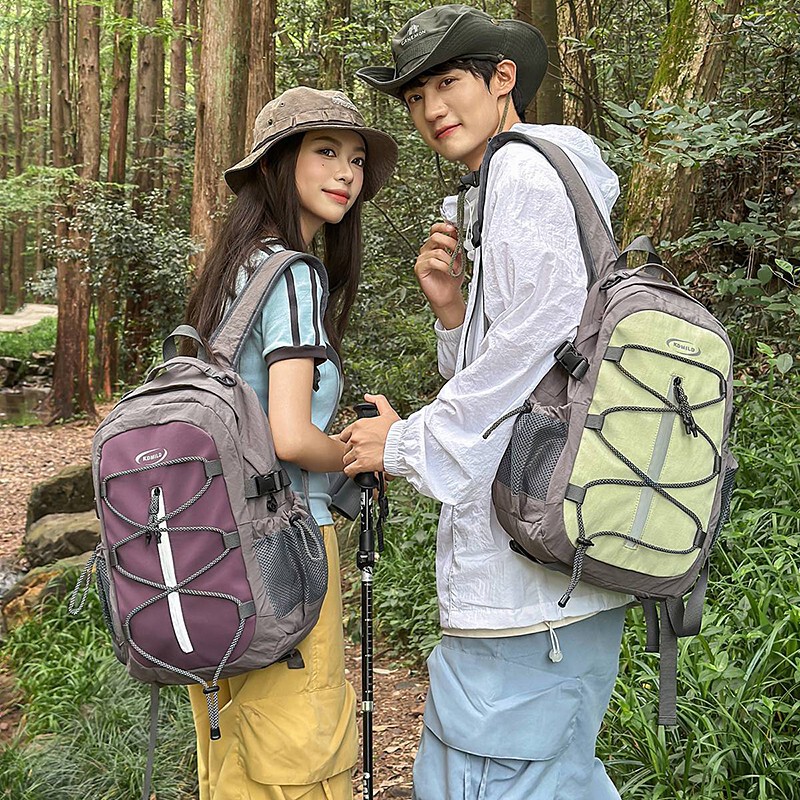 新款书包女高中生小清新森系简约百搭可放电脑背包轻便旅行双肩包|undefined