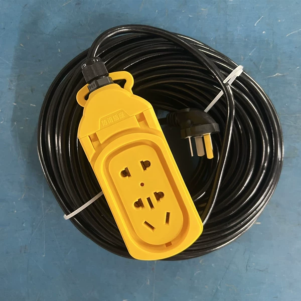25m black line, yellow 7 holes, rainproof and waterproof model