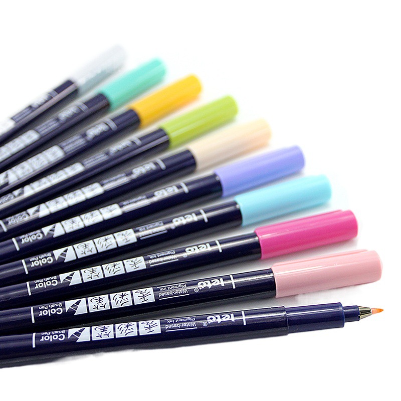 Xiucai pen signature calligraphy pen pigment ink small regular script suit nomination painting sketch copybook pen wholesale color