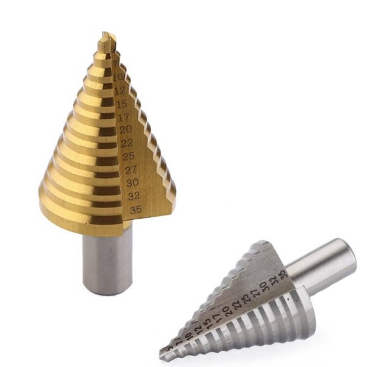 轴承钢 阶梯钻 宝塔钻头 5-35mm  金属扩孔器 1/4-1 3/8钢板钻