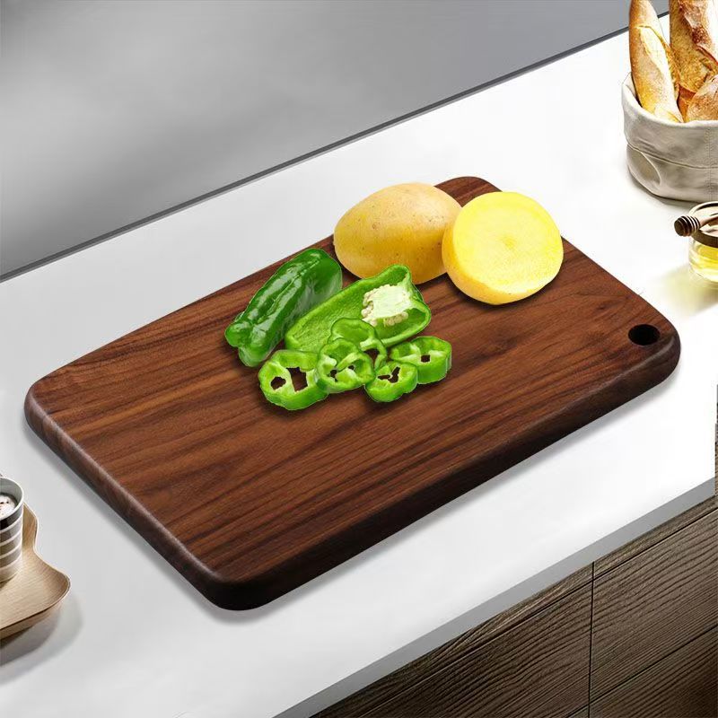 Acacia madera vegetal tablero de madera sólida tablero de corte queso tablero de fruta al aire libre acampamiento tablero de cocina de madera portátil