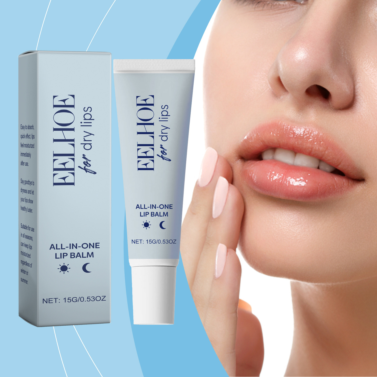 Eelhoe Moisturizing Lip Balm Gentle Care for Lip Skin Daily Care Lip Balm