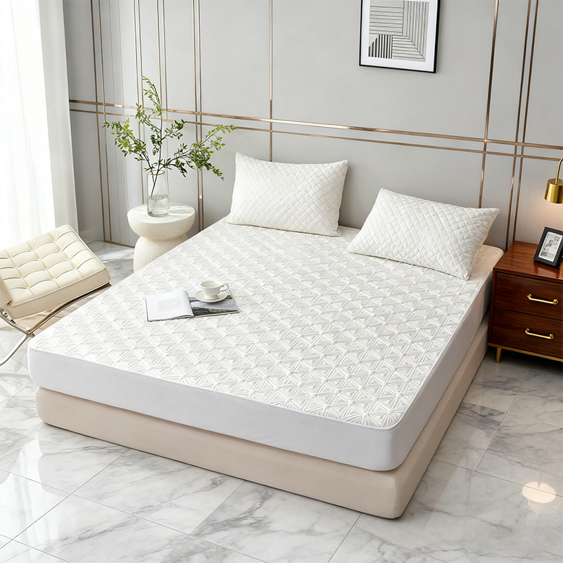 for Foreign Trade, Waterproof Dustproof Protector With Quilted Padding, Thickened Mattress Urine-proof And_voghion.com