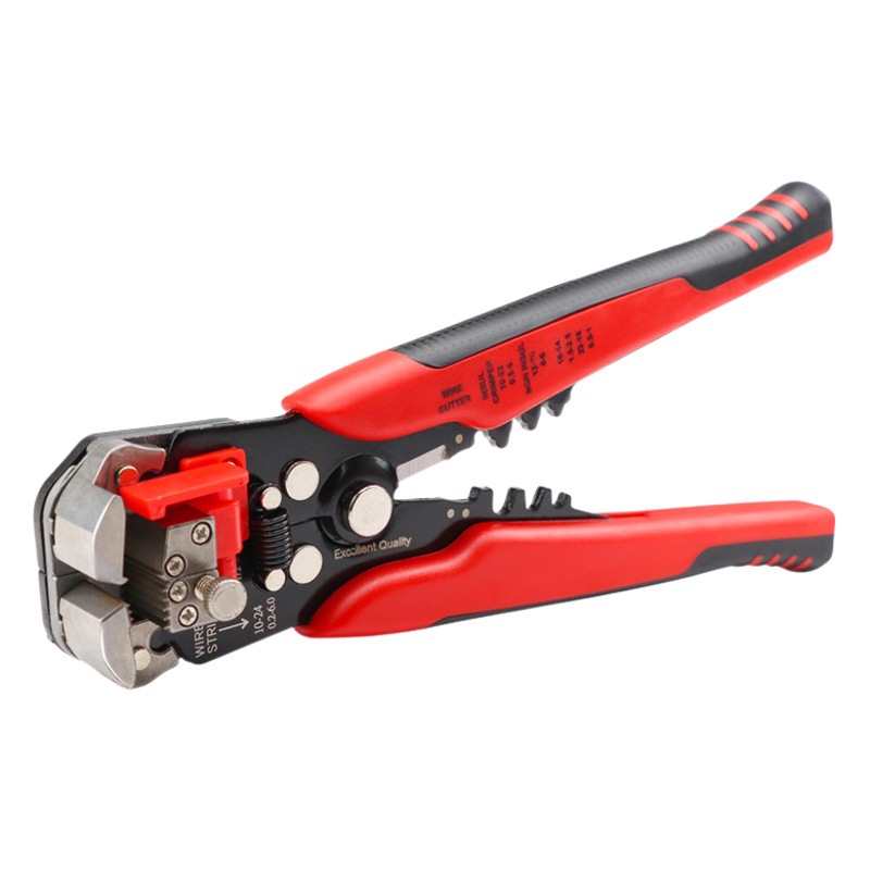 Multi-función Pelacables herramienta de pelado automático multi-color electricista alicates de pelado de alambre línea de corte presionando 3-en-1 Herramienta YEFYM