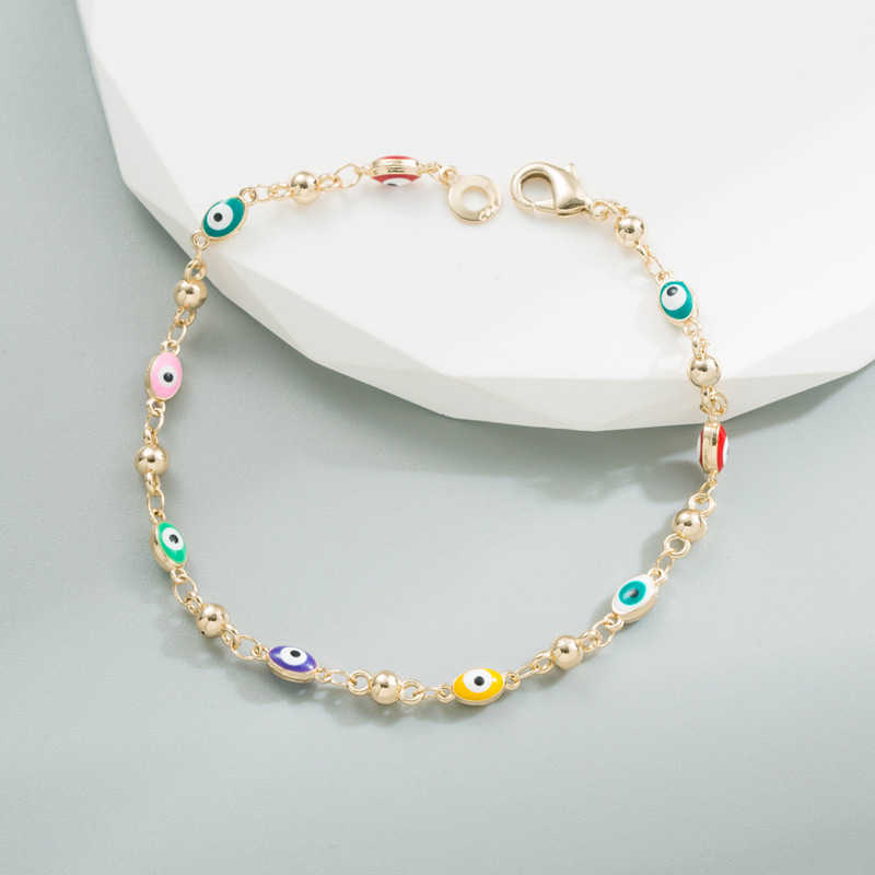 Fashion Devilu0027S Eye Copper Bracelets Enamel Copper Bracelets