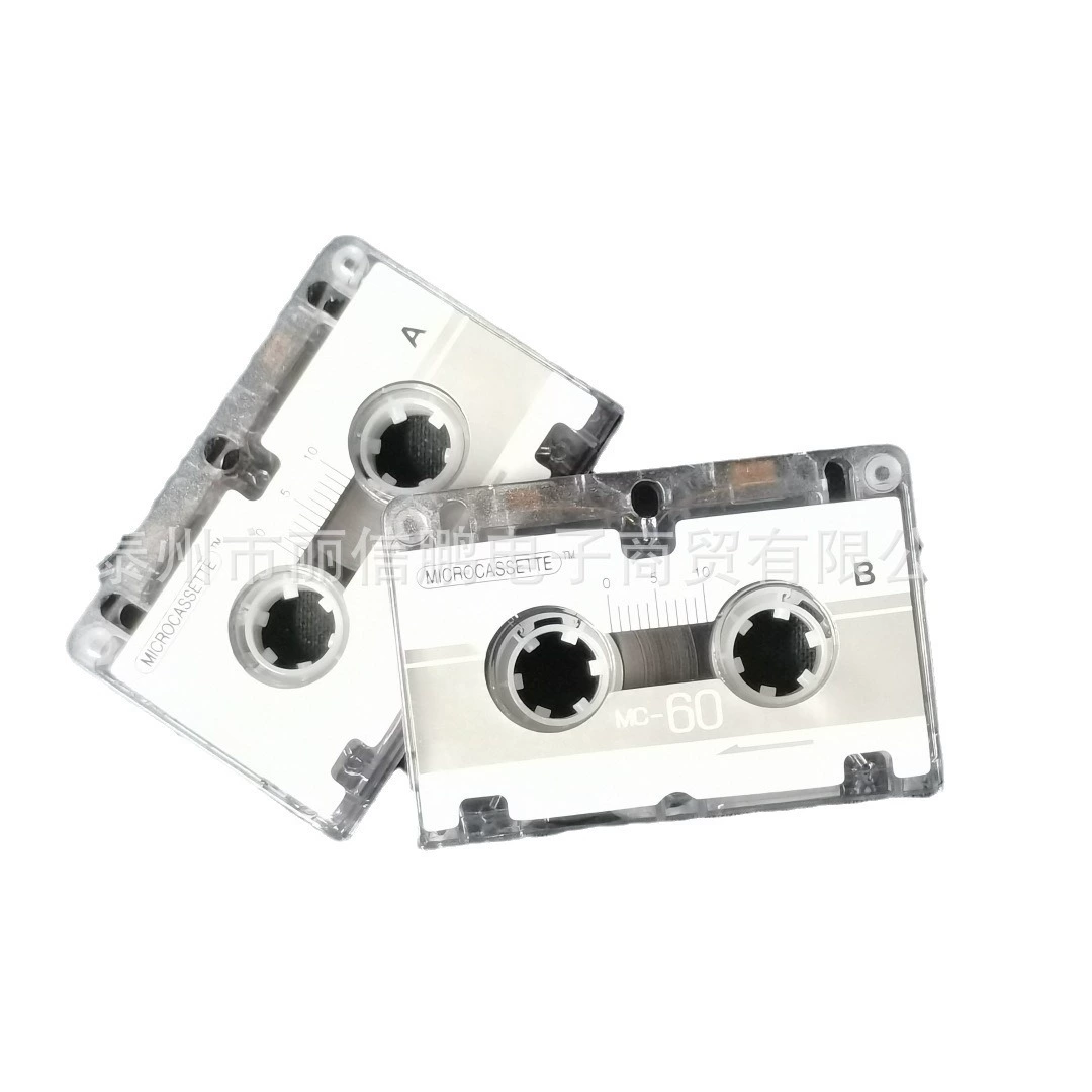 Micro Blank Tape 60 Minutes Interview Tape MC-60 Interview Machine Recording Tape Mini Small Tape Mini