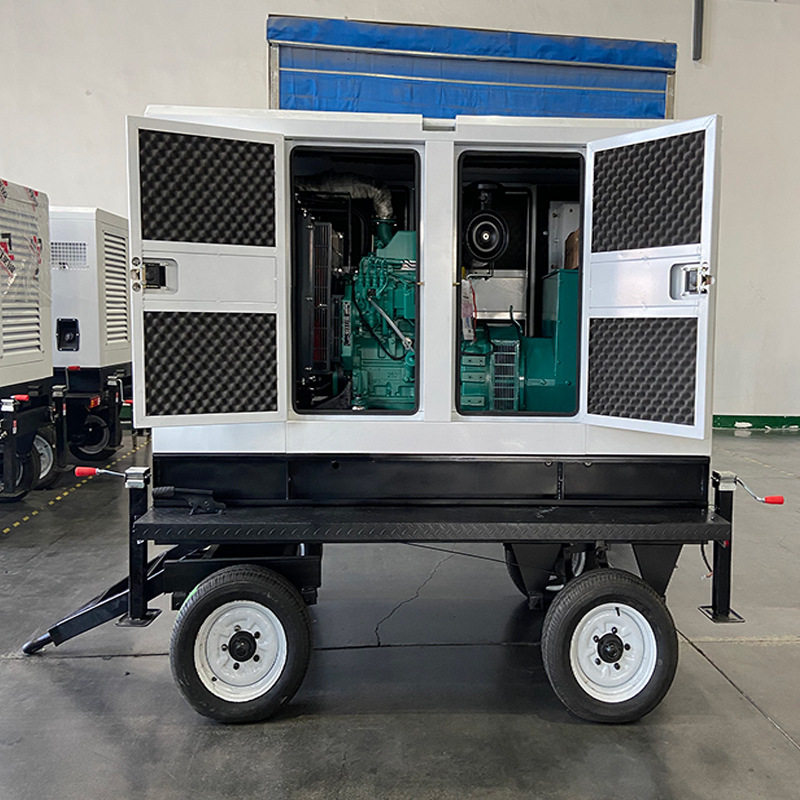 可動式ディーゼル発電機発電機 380v 移動発電機ボックスタイプ 100kw ディーゼル発電機|undefined