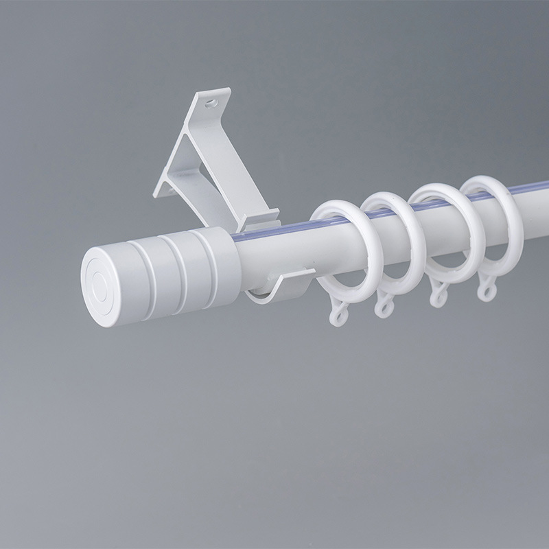 Moda gruesa de carga durable aleación de aluminio varilla romana de lujo cortina pista mudo Luz de lujo cortina varilla Romana