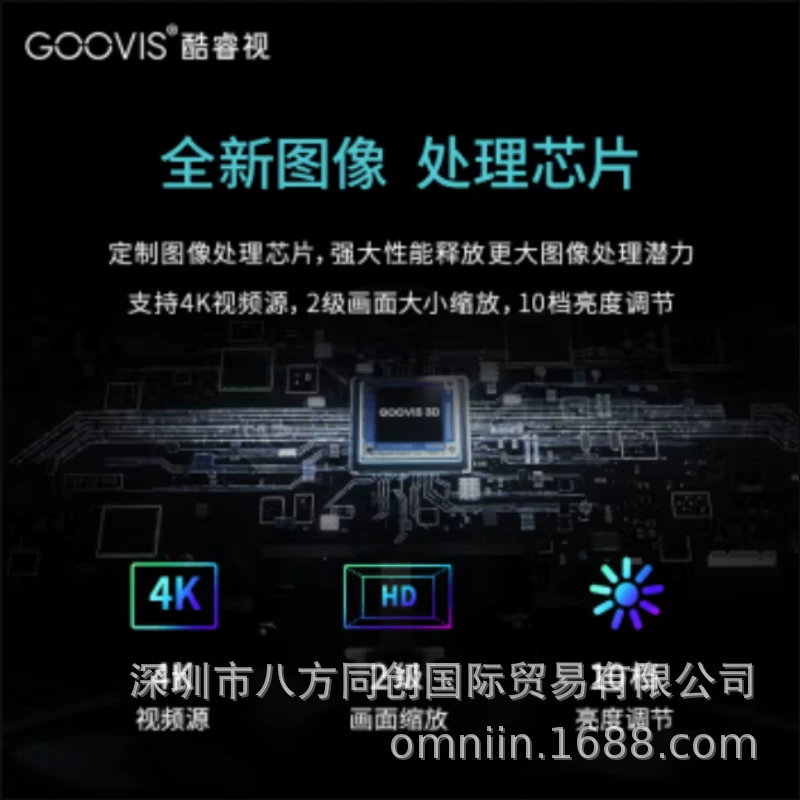 酷睿视 GOOVIS G3 Max надевной 3D дисплей гигантского экрана, не-VR все-в-одном надевной театр, 5K класс