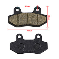 Suitable for Huayang T1 T2 T4 T4L K6R T6 Off-Road Motorcycle Front and Rear Disc Brake Pads Brake Pads