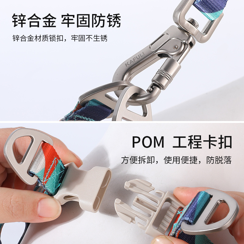 Correa de perro directa de fábrica anti-mordida mascota pecho Correa impresa poliéster perro correa de perro ajustable correa de perro al por mayor