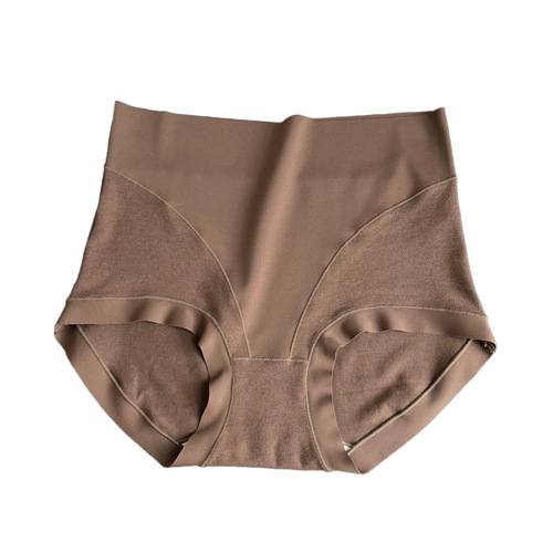 High-waist shapewear underwear for women, seamless design with silk gusset, high-waist shaping underwear for women.