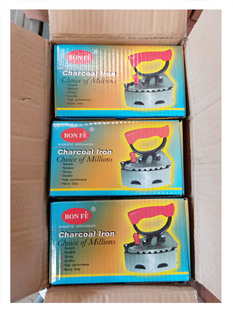 Manufacturers Supply BONFE or Customer Printing Color Box Heavy-duty 2.6kg Haiti South American Market Charcoal Iron