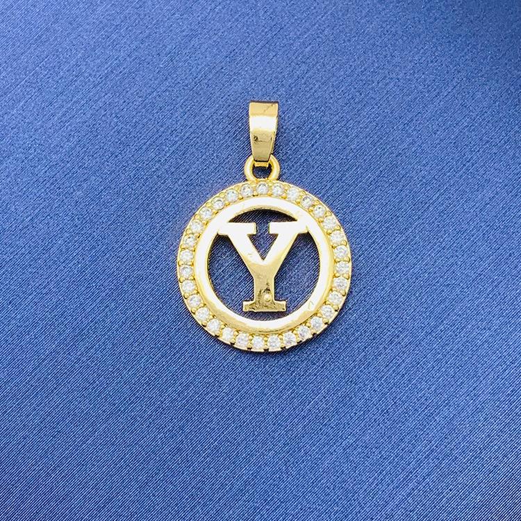 2022 nuevo trébol giratorio simple cien colgante fuente joyería fábrica al por mayor directa sin cadena