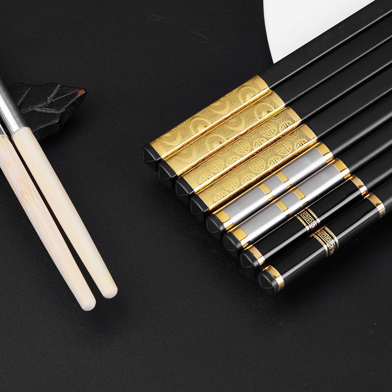 【厳選優品】斉泉は鍋の箸をつなぎ合わせてホテルのレストランを組み合わせて箸の合金の箸の柄を変えて卸売りします。|undefined