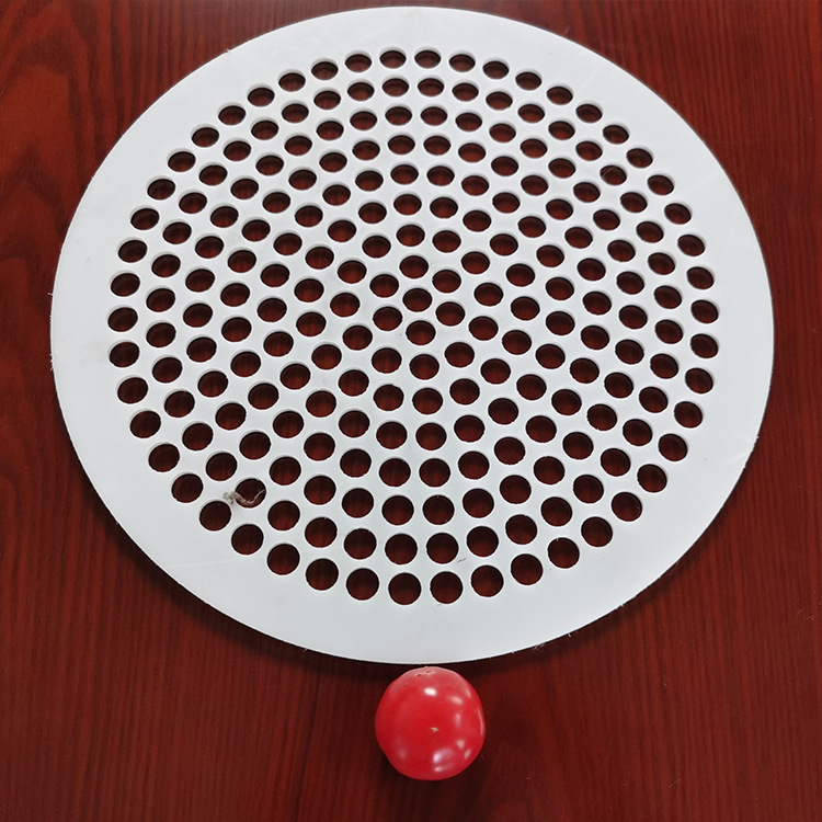 机器设备用聚乙烯塑料板打孔 PE圆孔网板 椭圆孔塑料筛板