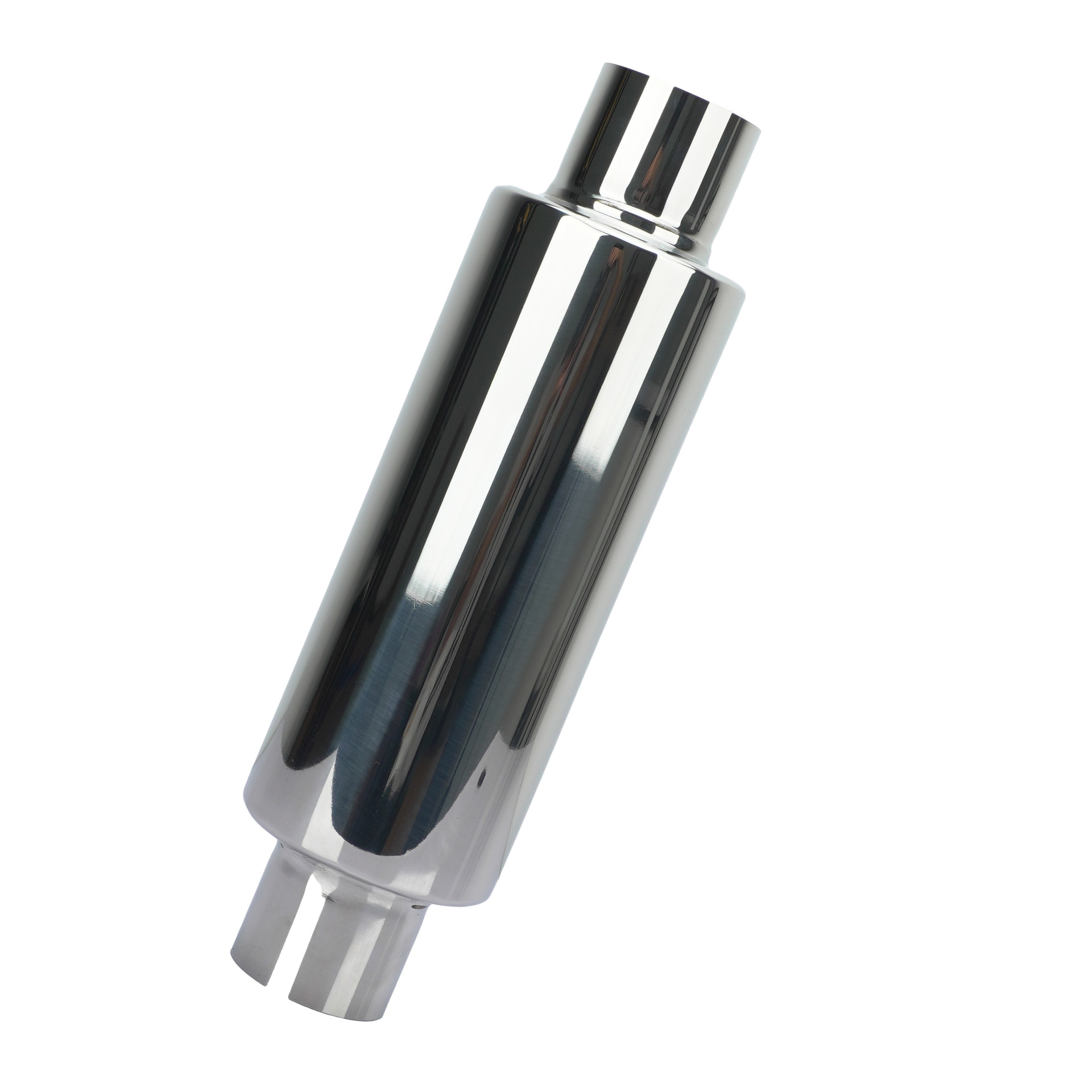Silencer Direct Exhaust Bright Silver Decorative Silencer Universal Car Stainless Steel Exhaust Pipe Modification Parts Cross-Border