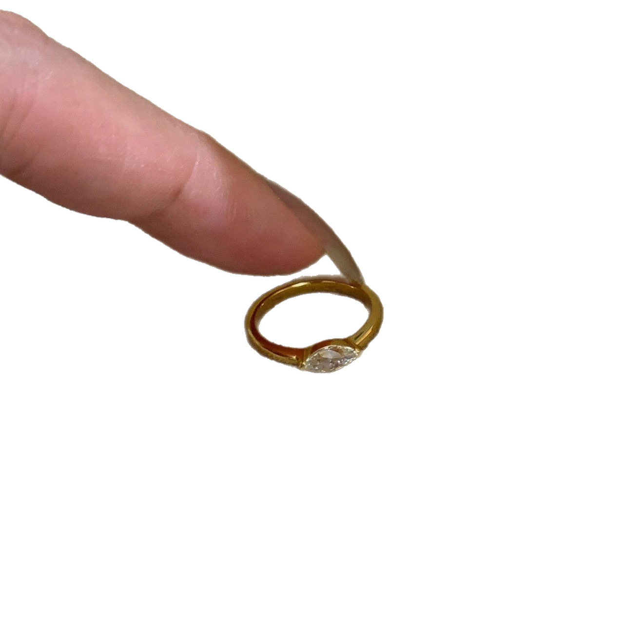 Marquise Diamond Women's Vintage Tail Ring High-end Jewellery_voghion.com