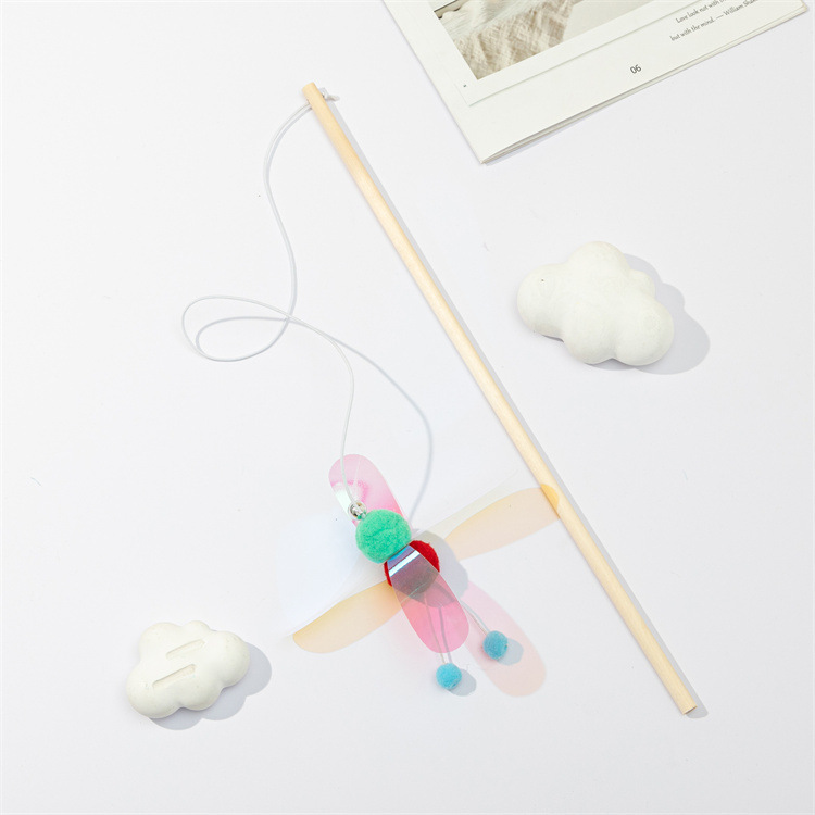 Resumen 58 gato borla divertido gato palo plástico varilla gato alivio juguetes interactivos tapados Amazon divertido gato palo al por mayor