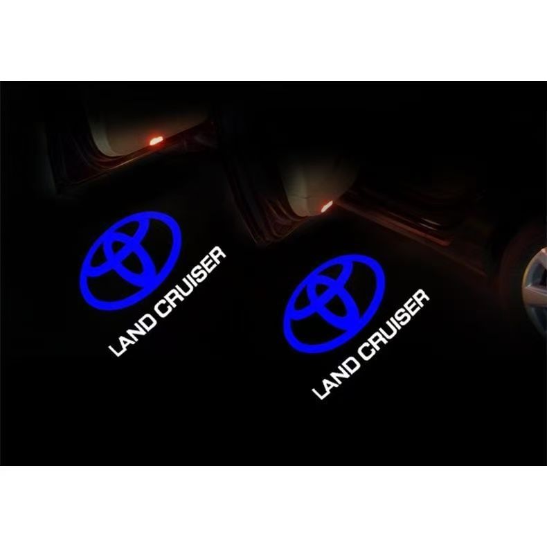 Aplicable toyuta Toyota kuroze Cand Cruiser puerta del coche Luz de bienvenida cristal cuarzo chip colorfast