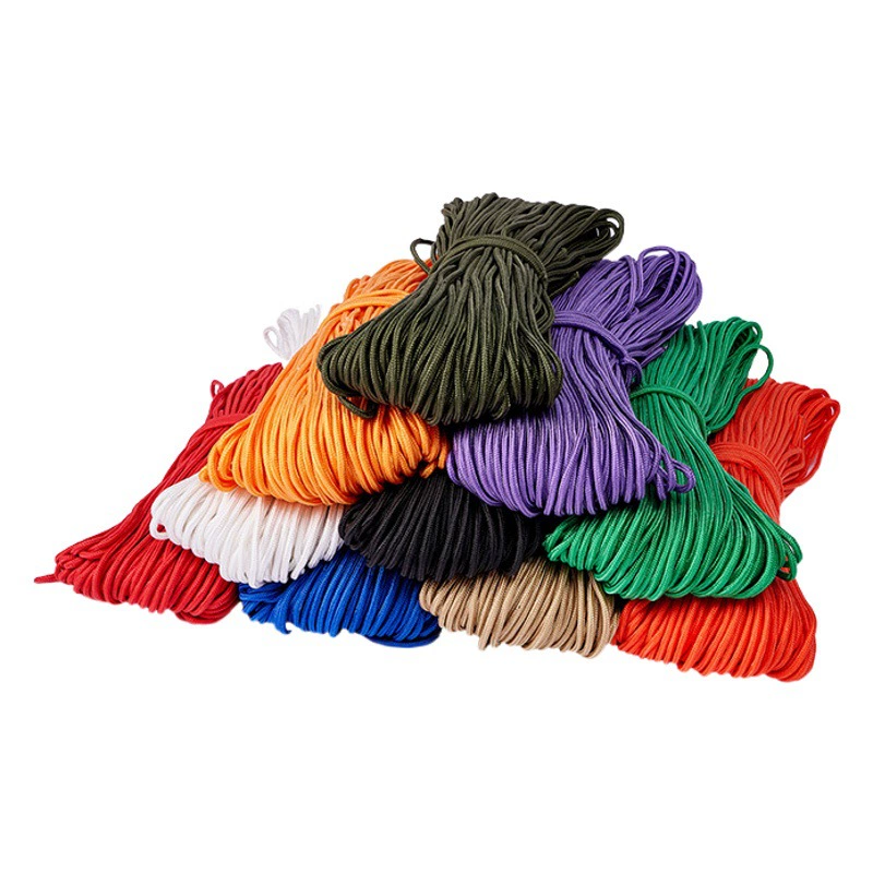 Цветная плетеная веревка DIY ручной работы ювелирная веревка прочная наружная связка веревка для сушки одежды нейлоновая веревка