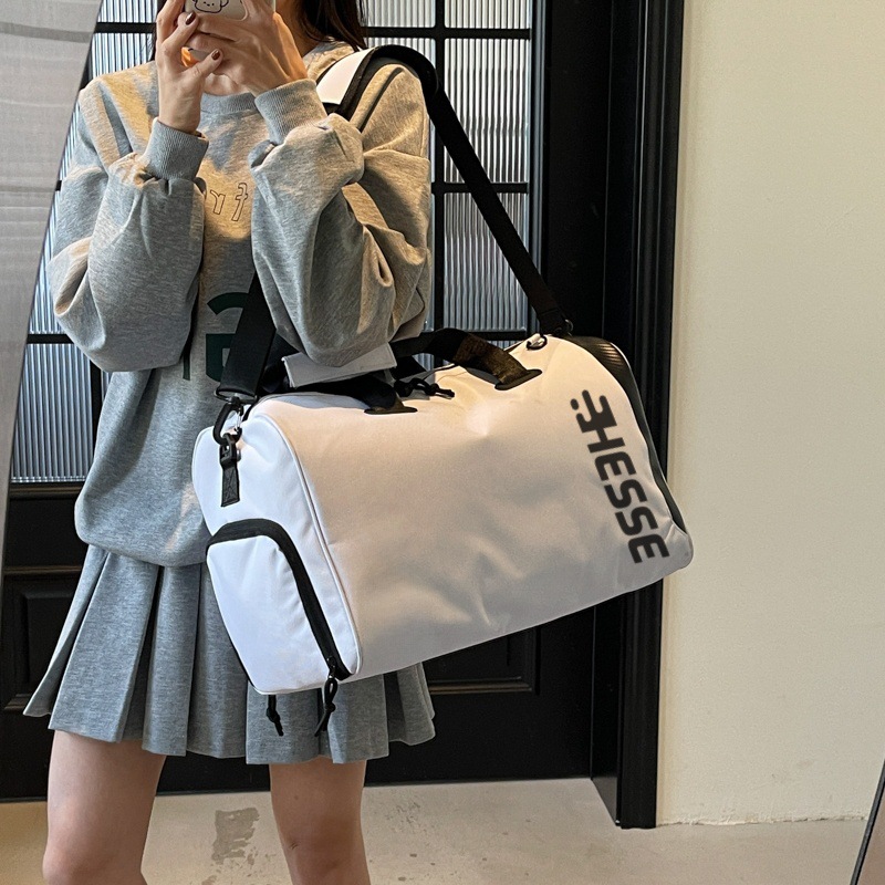 Short Trip Men's Large Capacity Women's Travel Hand Luggage Bag Dry Wet Separation Cycling Sports_voghion.com