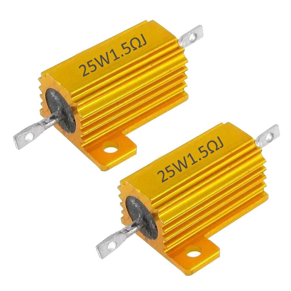 Mdurian 2 X 25W 1.5 Ohm 5% Aluminiumgehäuse Widerstand Last