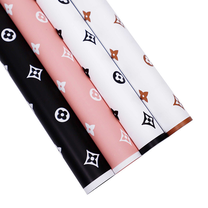 LiZhiRan papel de embalaje de flores en stock florista paquete de flores de gran marca material de papel de flores