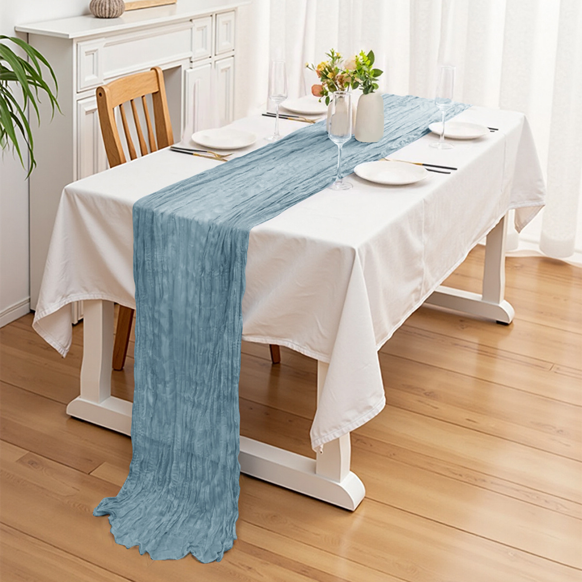Nuevo transfronterizo balinés bandera de mesa de tela de tela de tela de mesa de fiestas de bodas decoraciones de tela de mesa