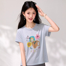 G965Ʒ��Ůװ026���ļ�Բ�����ӡ������ʱ�аٴ�ͨ������T������