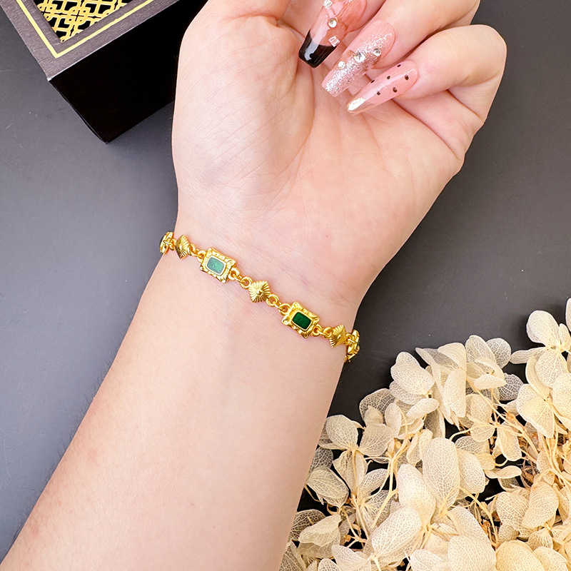 Nuevos productos de verano de lujo ligero de Vietnam Sha Jin, pulseras de bolsas de pulsería