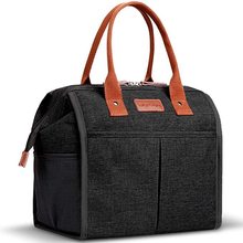源頭工廠保溫便當手提袋開口設計和雙拉鏈大容量便捷便當袋