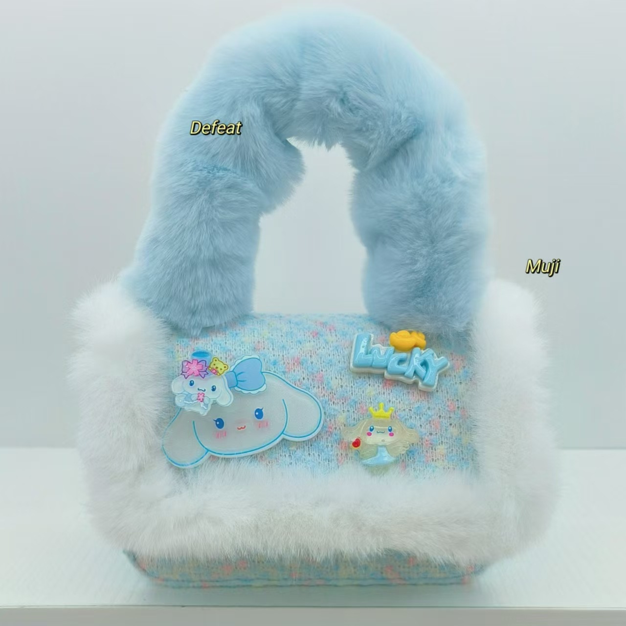 Bolso de peluche, bolso de hombro, bolso de mochila, bolso de cambio, bolso de accesorios, bolso de princesa para niños.