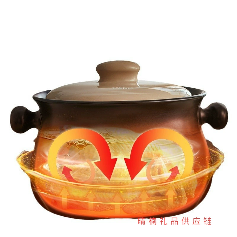 Котелок Bear Ivan Caspies CP-G0046 Casual Pot Pot 1.8L Soup Pot Stewed Pot Gas Ceramic Pot Squity Pot