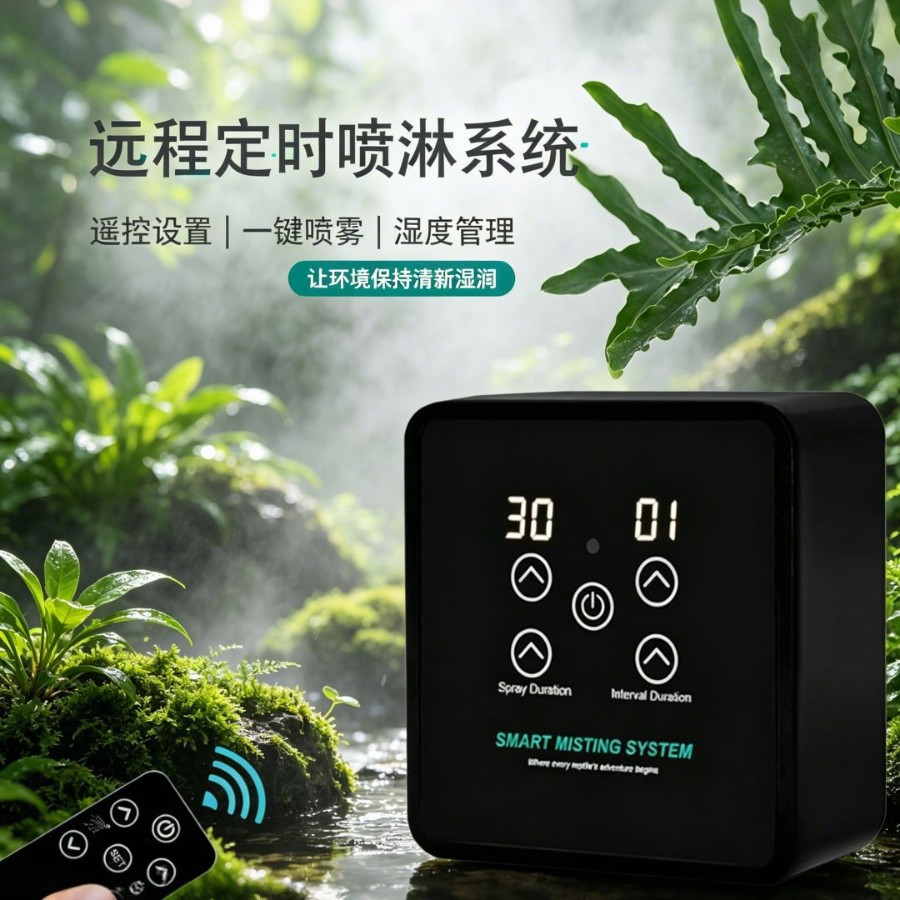 源头供货喷淋器远程喷淋系统水陆缸造景静音自动定时景观喷淋设备